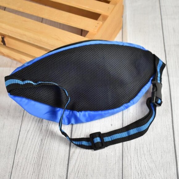 Electric Blue Lightweight Nylon Fanny Waist Pack - Picture 2 of 4